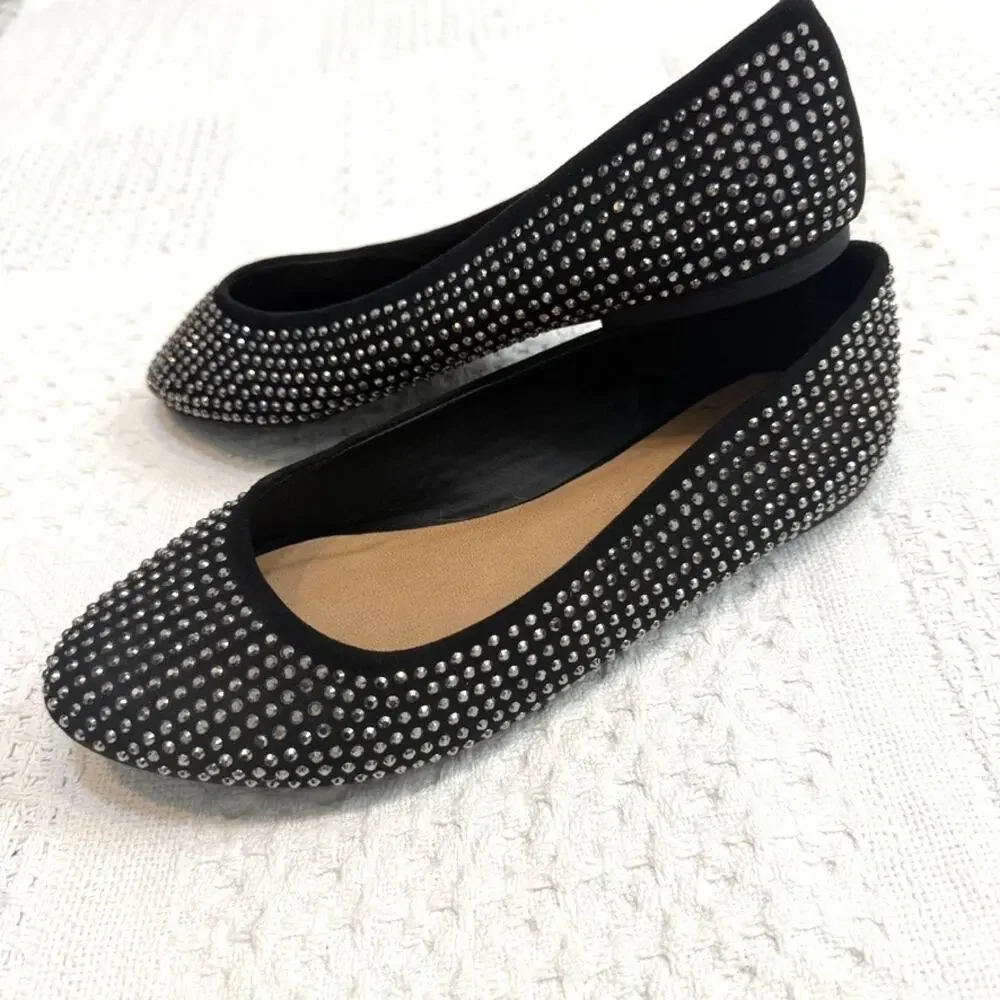 Torrid Black Flats with Silver Accents - Picture 8 of 9